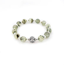 Load image into Gallery viewer, The Wood Element - Prehnite Stretch Bracelet - Bless and Soul

