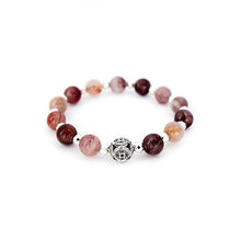 Load image into Gallery viewer, The Earth Element - Berry Quartz Stretch Bracelet - Bless and Soul
