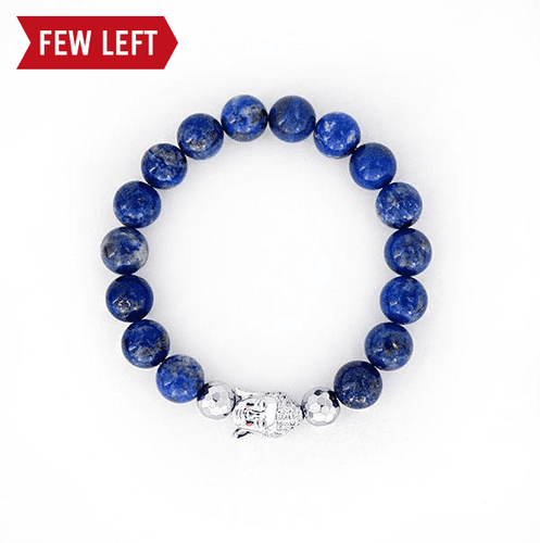 The Water Element - Lapis Lazuli Stretch Bracelet - Bless and Soul